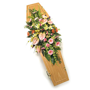 Pink Casket Spray